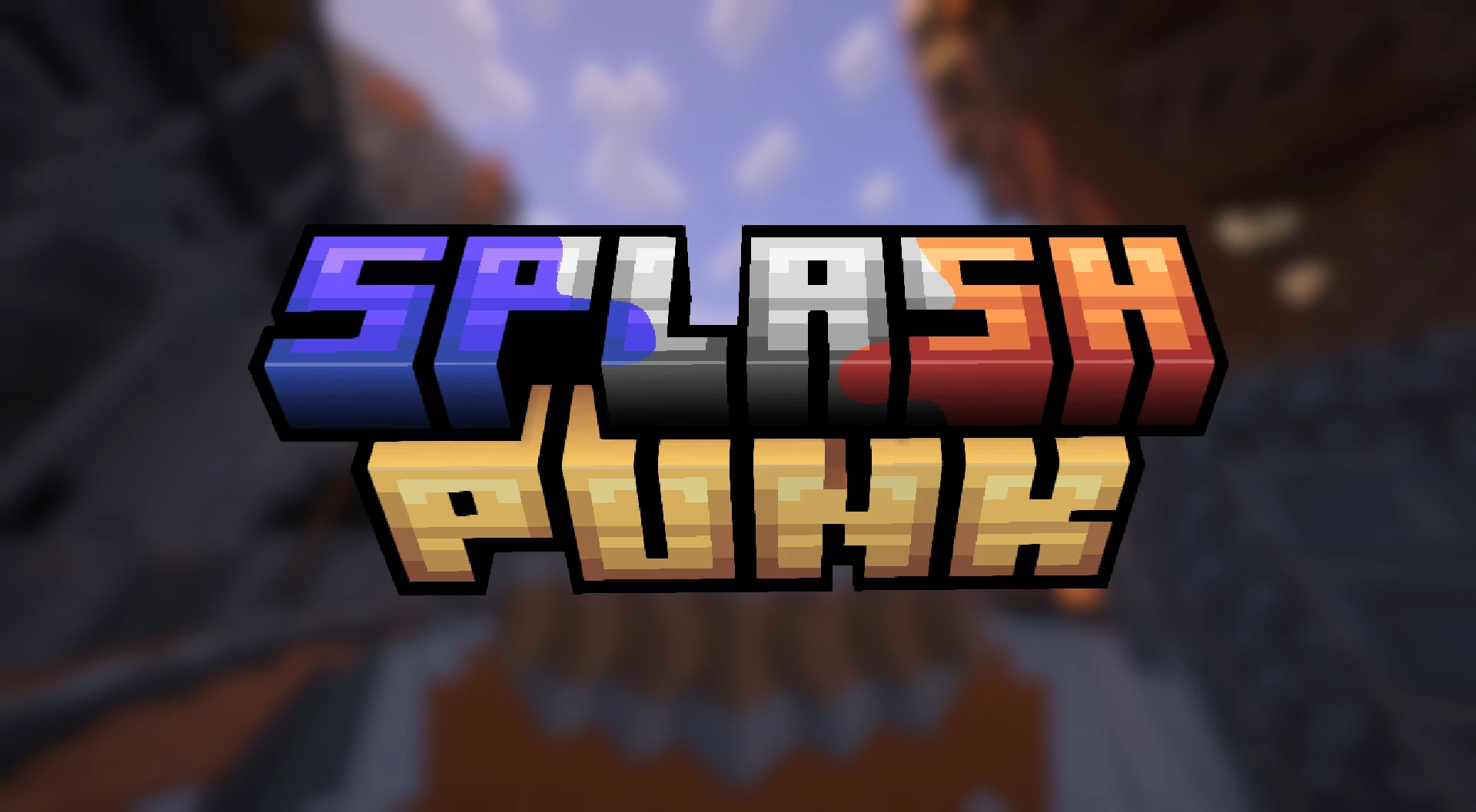 The logo for SplashPunk, a Minecraft map for Minecraft 1.21 by Leroidesafk on MCCreations