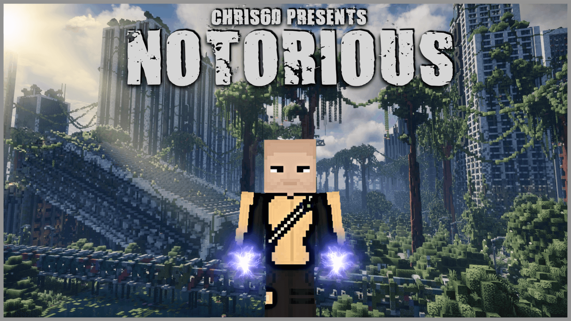 The logo for Notorious, a Minecraft Map