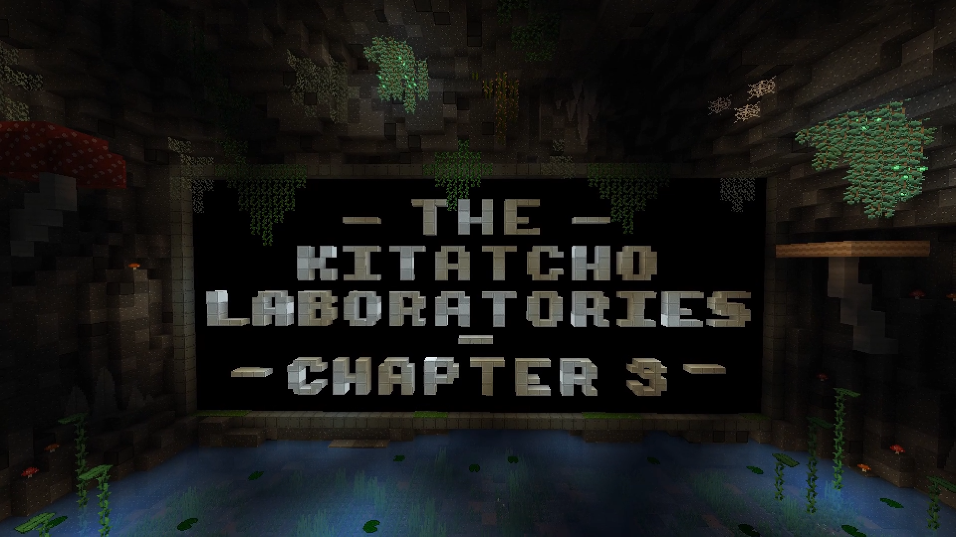 The logo for The Kitatcho Laboratories - Chapter 3, a Minecraft Map for 1.20.4 by Team Syllica