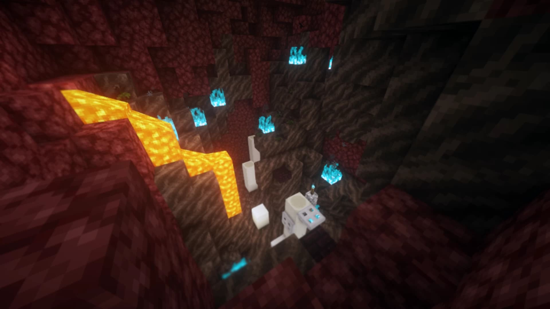 The logo for Barosa's Curse, a Minecraft Map